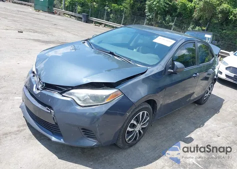 2016 Toyota Corolla Le from USA, damaged, VIN 5YFBURHE0GP542801